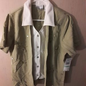 Blouse made in Vietname 100% Polyester